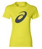 Asics Silver Ss Top Graphic футболка для бега женская желтая - 1