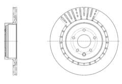 Диск тормозной вентилируемый G-brake  GR-21049