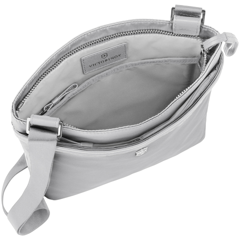 Сумка Victorinox Victoria Affinity, серебристая, 25x4x27 см, 3 л