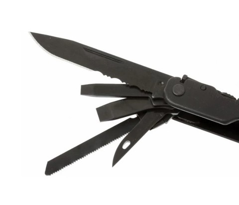 Мультитул Leatherman Super Tool 300 EOD Black, нейлоновый чехол, 19 функций (831369) цвет чёрный | Multitool-Leatherman.Ru