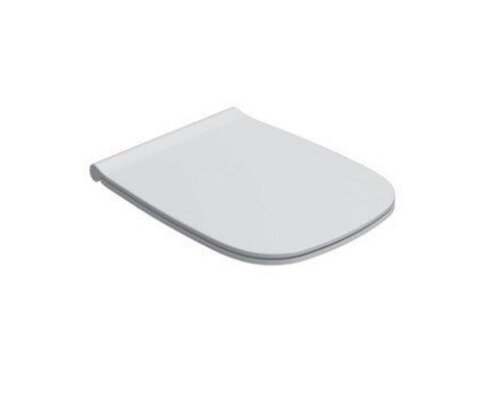 Globo Genesis GN020.BI Сиденье для унитаза GNS02/GN001, быстросъемное, цвет белый/хром (микролифт) (Цена по АКЦИИ )