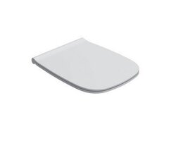 Globo Genesis GN020.BI Сиденье для унитаза GNS02/GN001, быстросъемное, цвет белый/хром (микролифт) (Цена по АКЦИИ ) фото
