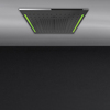 Gessi Colour 57927#238 Встр. часть  душ. системы 500х500 мм, 3 режима, хромотерапия, пульт ДУ, цвет: блестящая сталь