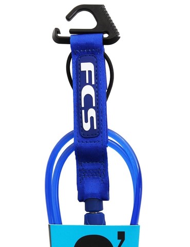 FCS 6' Comp Leash 5.5mm Blue Glass