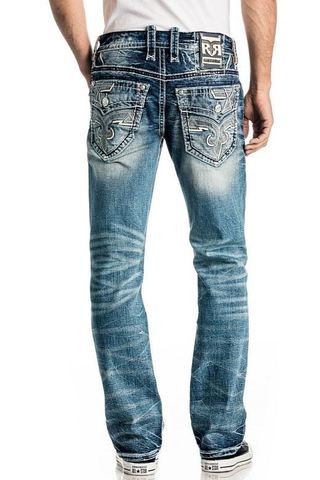 Rock Revival | Джинсы мужские LEEROY J200 Straight RP2357J200 сзади