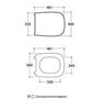 Globo Genesis GN020.BI Сиденье для унитаза GNS02/GN001, быстросъемное, цвет белый/хром (микролифт) (Цена по АКЦИИ )