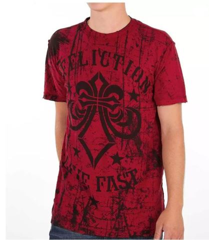 Affliction | Двусторонняя мужская футболка Primitive Reversible A5985B обратная сторона перед