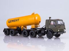 KAMAZ-54112 with semitrailer-cement TC-11 1:43 PAO KAMAZ