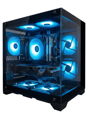 Игровой компьютер 12400F (Intel Core i5-12400F, RTX 4060 8 Гб, RAM 32 ГБ, SSD 1.5ТБ, 750W, Win 10 Pro)