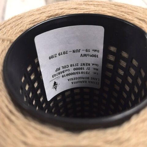 Меринос кардный ZEGNA BARUFFA KENT 2/18 кэмел