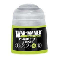 Warhammer Tone Pro Plague Toad Venom 4 — краска для миниатюр, 12 мл (20-214)