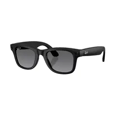 Умные очки Ray-Ban Wayfarer Matte Black / Polar Gradient Graphite 150 - 50 (RW4006)