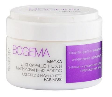 Bogema Маска для окрашенных и мелированных волос 250 г. Белита-М
