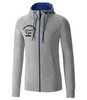 Толстовка на молнии мужская Mizuno Heritage Zip Hoody серая - 1