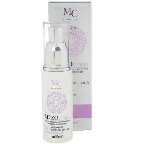 MEZOcomplex Мезокрем дневной для лица 30+ Глубокое увлажнение 50 мл. Белита — фото 4