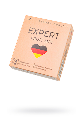 Презервативы EXPERT Fruit Mix,фруктовые ароматизированные , 3 шт