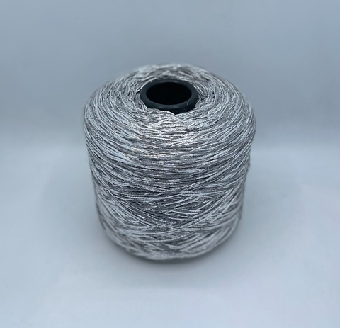 Luxury Production by Ri.Go (пр.Италия), art-Emporium, 180м/100гр, 90%Меринос,8%Полиэстер(фольга), 2%Полиамид , цвет-Серый+серебро(146/616) ,арт.32214