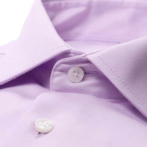Сорочка мужская Seidensticker Slim Fit 01.653690-82 сиреневая из твила