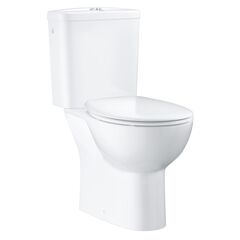 Напольный унитаз GROHE Bau Ceramic с бачком и сиденьем, альпин-белый