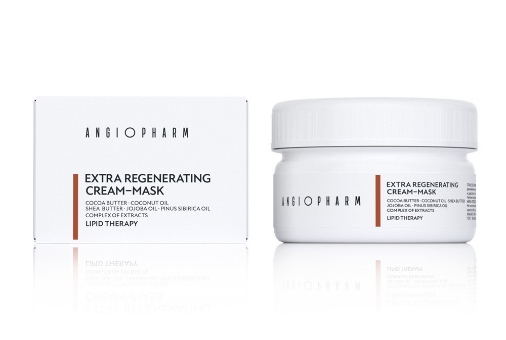 Экстраобогащенная регенерирующая крем-маска ANGIOPHARM Regenerating Cream-Mask 75мл