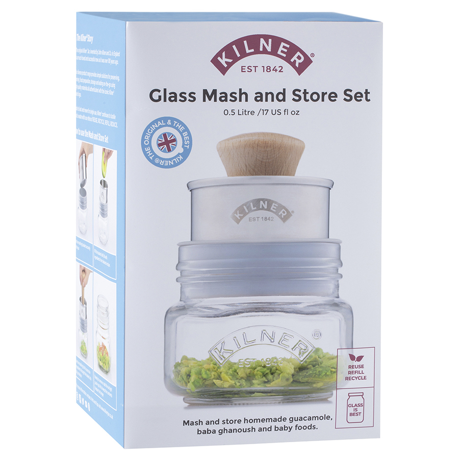 Пресс-сито с банкой для хранения Mash&Store Kilner