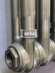 Стальной трубчатый радиатор отопления IRSAP TESI 21800 8 секций ПРОЗРАЧНЫЙ ЛАК боковое подключение