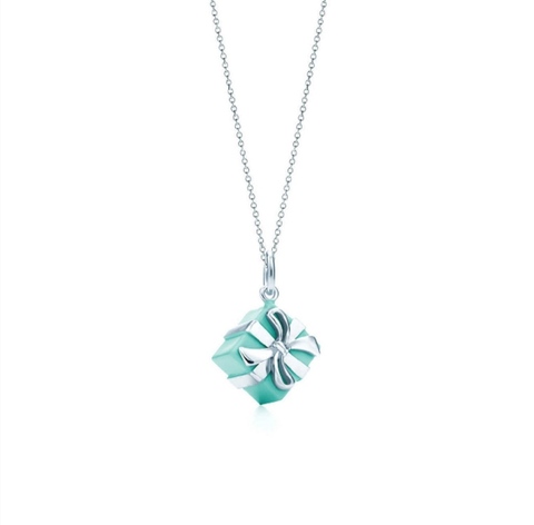 Подвеска "подарок" Из серебра 925 , Tiffany💠Box