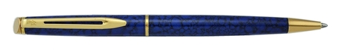Ручка шариковая Waterman Hemisphere Lacquer Blue Marble GT (S0616210)