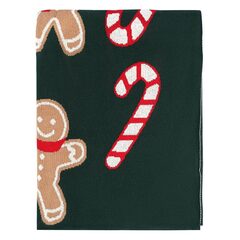 Плед из хлопка с новогодним рисунком gingerman из коллекции new year essential, 130x180 см