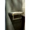 Boheme 10721-NB Держатель для туалетной бумаги c крышкой Qubic Nickel Brush