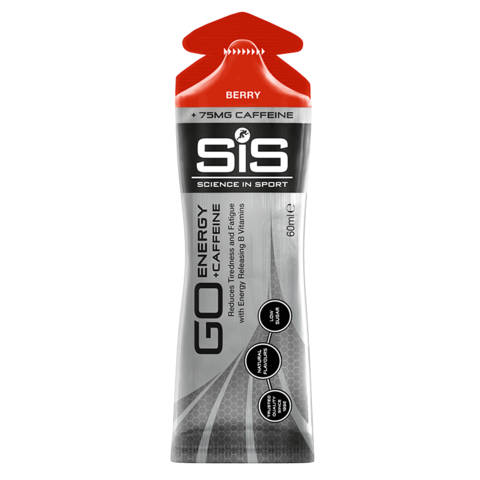 Углеводный гель с кофеином SIS Go Isotonic Gel + Caffeine 60 мл ягоды