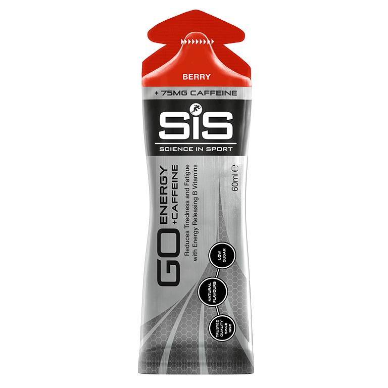 Углеводный гель с кофеином SIS Go Isotonic Gel + Caffeine 60 мл ягоды