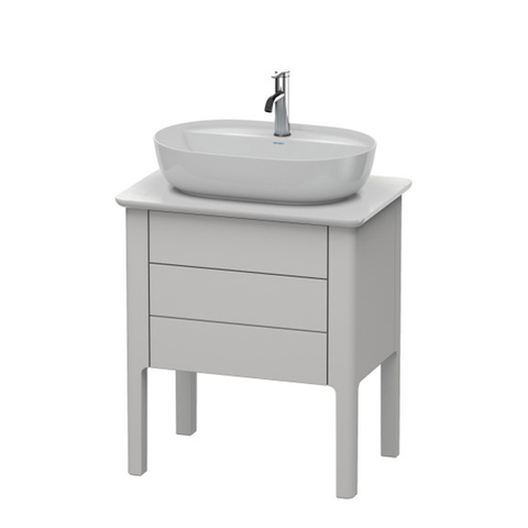 Duravit Luv LU956503939 База напольная, 743x688x450,1 выдв.ящик,1 выдв.ящик, цвет скандинавско белый шелковисто-матовый