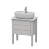 Duravit Luv LU956503939 База напольная, 743x688x450,1 выдв.ящик,1 выдв.ящик, цвет скандинавско белый шелковисто-матовый