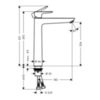 Hansgrohe Talis E 71717000 Смеситель для раковины-чаши