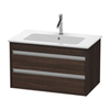 Duravit Ketho KT642905353 База под раковину, 2 выдв.ящик 480x800x475мм, цвет каштан темный