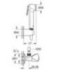 GROHE Tempesta-F 27514001 Комплект гигиенического душа с вентилем
