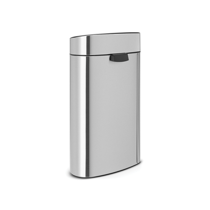 Двухсекционный мусорный бак Touch Bin New (10/23 л), Стальной матовый, арт. 100680 - фото 2