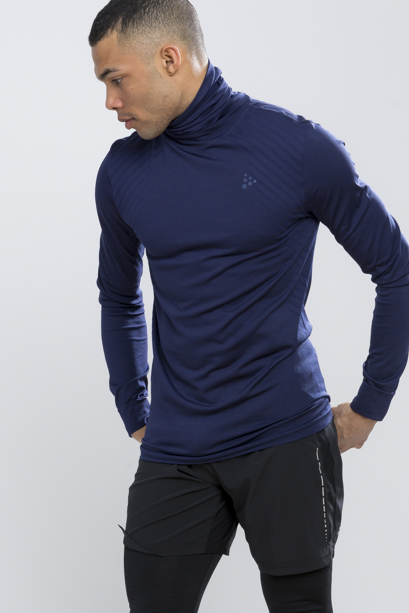 Craft Active Fuseknit Comfort терморубашка мужская с воротом - 2