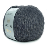 Пряжа Gazzal Teddy 6537 тёмно-серый меланж