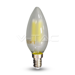 Лампа светодиодная, филамент V-TAC, E14, 4 Вт, 4000К, SKU 4475