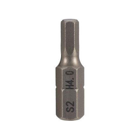 Бита шестигранная HEX 4,0 х25мм S2 1шт SGS 6325-H4.0