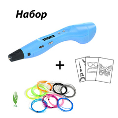 3D ручка Easy real RP400A + 120 м пластика + трафареты