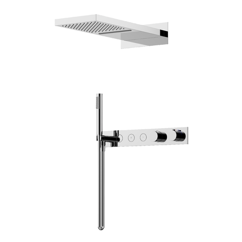 Sancos Linn SC9023CH Душевой комплект с термостатом, цвет: хром