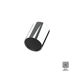 Almar Beam E044287.316 Верхний душ с кронштейном d 10 см, 1 режим, цвет: нержавеющая сталь брашированная фото
