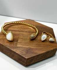 Комплект украшений браслет + кольцо в стиле BOUCHERON