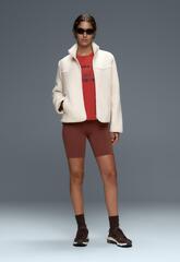 OYSHO Легинсы-велосипедки Comfortlux с высокой посадкой длиной 20 см, терракотовый