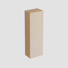 Пенал для ванной 35x25x110 бежевый матовый