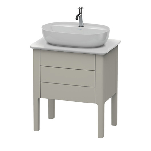 Duravit Luv LU956506060 База напольная, 743x688x450,1 выдв.ящик,1 выдв.ящик, цвет серо-коричневый шелковисто-матовый