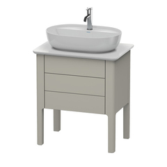Duravit Luv LU956506060 База напольная, 743x688x450,1 выдв.ящик,1 выдв.ящик, цвет серо-коричневый шелковисто-матовый фото